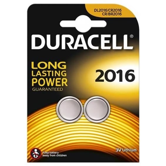 Duracell 2016 Lityum 3W Düğme Pil 2'Li