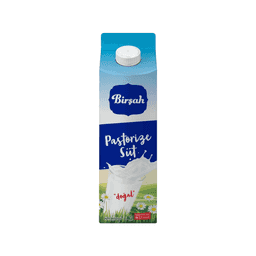 Birşah Pastörize Yağlı Süt 1 L