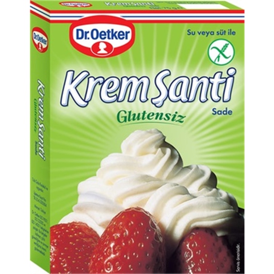 Dr.Oetker Glutensiz Krem Şanti 75 Gr