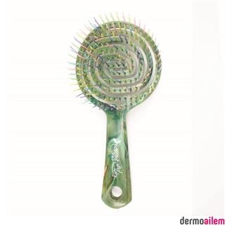 Nascita Pro Üç Boyutlu Oval Saç Fırçası - 17 Yeşil Mermer