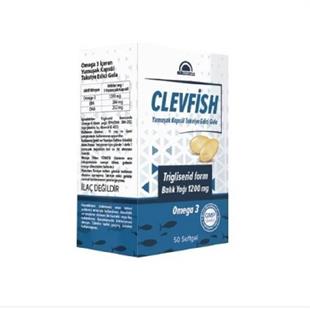 Clevfish Omega 3 1200 mg 50 Tablet