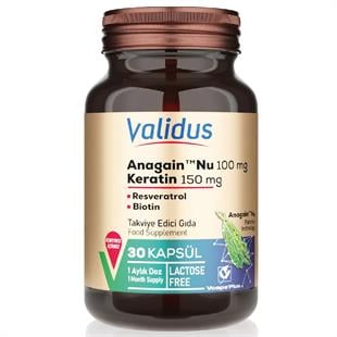 Validus Anagain NU 100 mg 30 Kapsül
