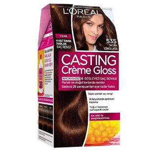 L'Oreal Paris Loreal Casting Creme Gloss Saç Boyası - 535 Sıcak Çikolata