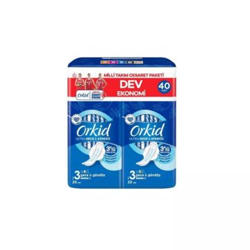 Orkid Ultra Extra Cesaret Paketi Gece  Ped 32 adet