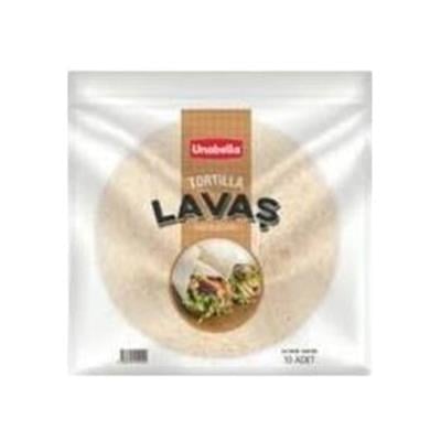 UNABELLA TORTILLA 25cm TAM BUGDAYLI 10LU 650g