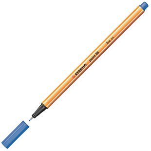 Stabilo Point 88 İnce Uçlu Keçeli Kalem 0.4 MM Koyu Mavi 88/32