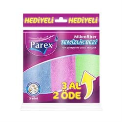 Parex Mikrofiber Temizlik Bezi  Eko Paket 3 lü