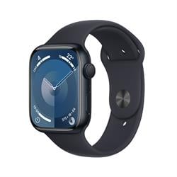 Apple Watch Series 9 GPS 45mm Gece Yarısı Alüminyum Kasa Gece Yarısı Spor Kordon (S-M) - MR993TU/A