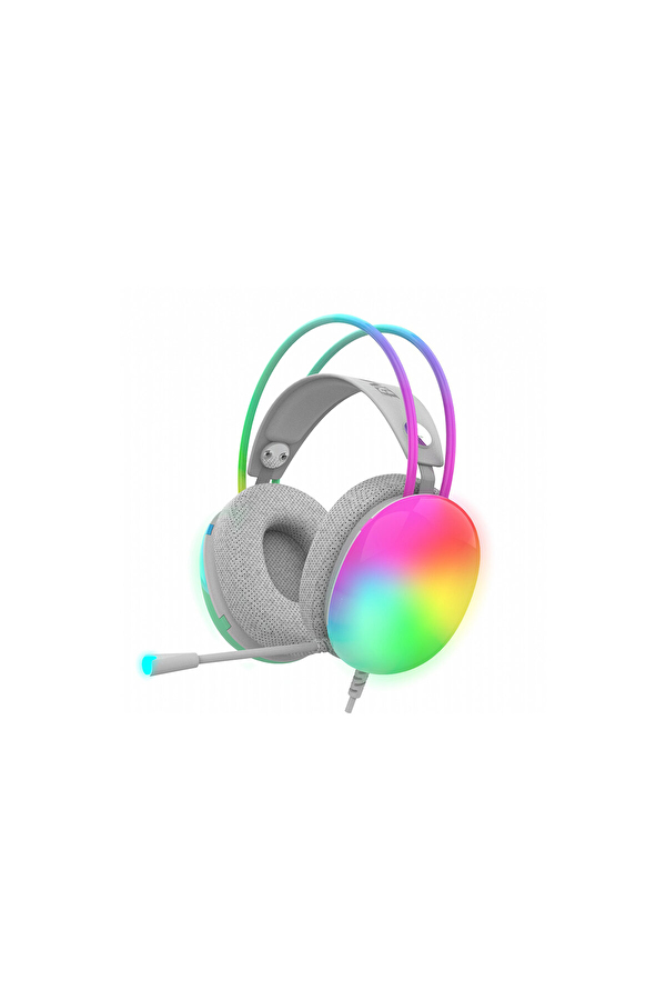 Inca Igk-X8Y  Empousa Series 7.1 Surround Transparan Rgb Led  Effect Gamıng Headset