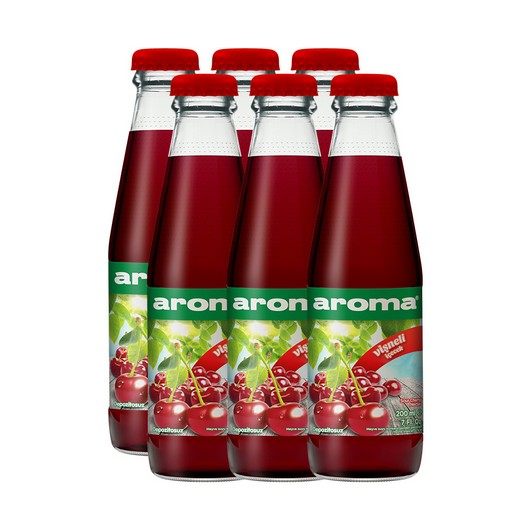 Aroma Vişne Nektarı Cam 6x200 ml