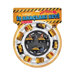 Oyuncak Mini İş Araçları 12'li 