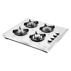 Luxell LX-40 TSHDF 4 Gözü Gazlı Beyaz Setüstü Ocak Doğalgaz