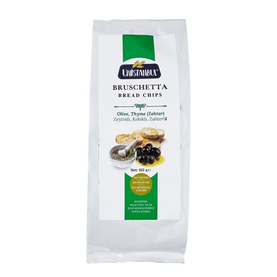 Unistanbul Zeytin-Kekik Zahterli Ekmek Kıtırı 110 gr