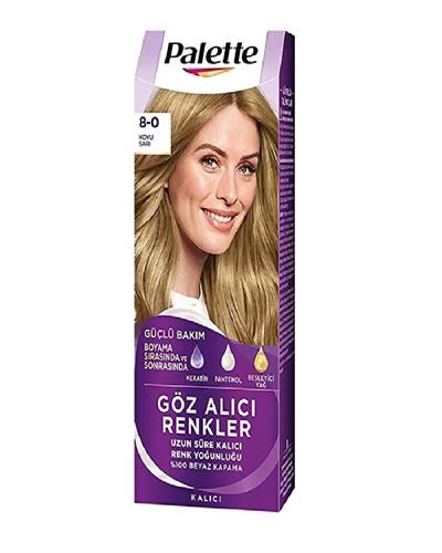 Palette Saç Boyası Göz Alıcı Renkler 8-0 Koyu Sarı