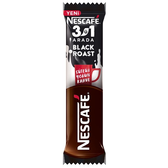 Nescafe 3'ü 1 Arada Black Roast 15 gr