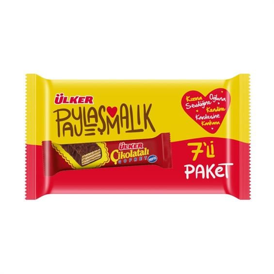 Ülker Çikolatalı Gofret 7 li 252 gr