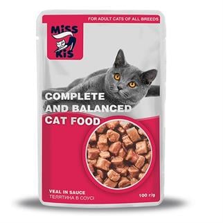 Miss Kis Premium Pouch Biftekli Yetişkin Kedi Konservesi 100 gr
