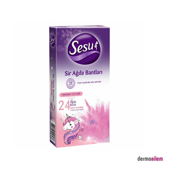 Sesu Sir Ağda Bantları Hassas Ciltler 24 Adet