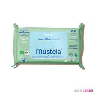 Mustela Kompost Edilebilir Islak Mendil 60'lı