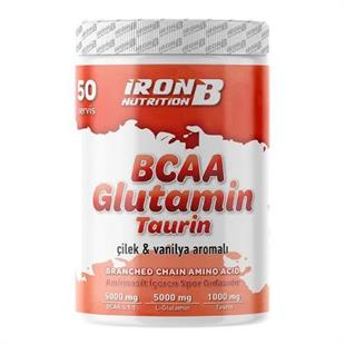 Ironb Nutrition BCAA L-Glutamin Çilek & Vanilya 750 gr