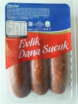 CUMHURİYET EVLİK DANA SUCUK 300 GR