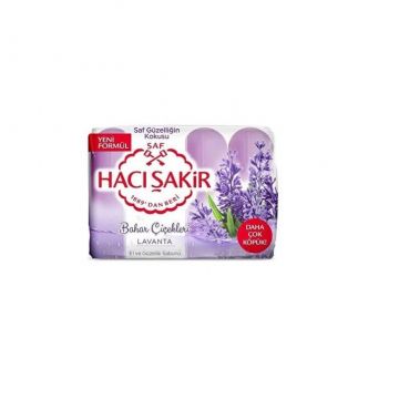Hacı Şakir Güzellik Sabunu Lavanta 4*70 gr