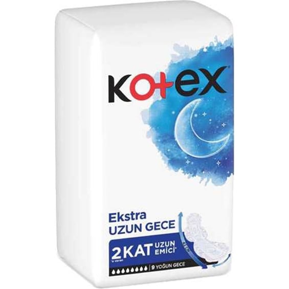 Kotex Extra Uzun Gece 9'lu