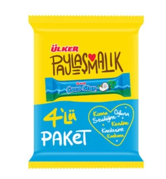 Ülker Cocostar 4'lü 100 gr