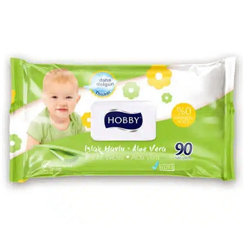 Hobby Islak Havlu Aloe Vera 90'lı