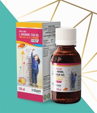 Mega-Om3 L-Arginine Balık Yağı Şurup 120 ml