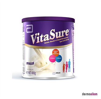 Vitasure Vanilya Aromalı Takviye Edici Gıda 400 gr