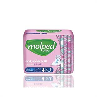 Molped Ultra Gece Kuruluk Kadın Pedi 6'lı