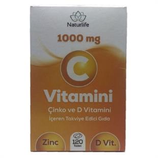 Naturlife Vitamin C 1000 mg 120 Tablet