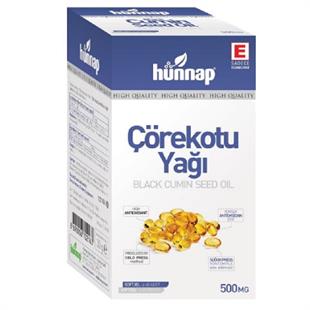 Hünnap Çörek Otu Yağı 500 mg 60 Kapsül