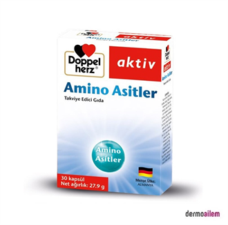 Doppel Herz Aktiv Amino Asitler 30 Kapsül