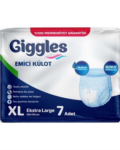 giggles Külotlu Hasta Bezi X-large 7 Li