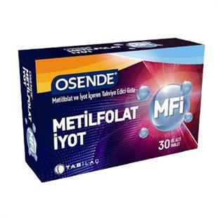 Osende MFI Metilfolat İyot 30 Tablet
