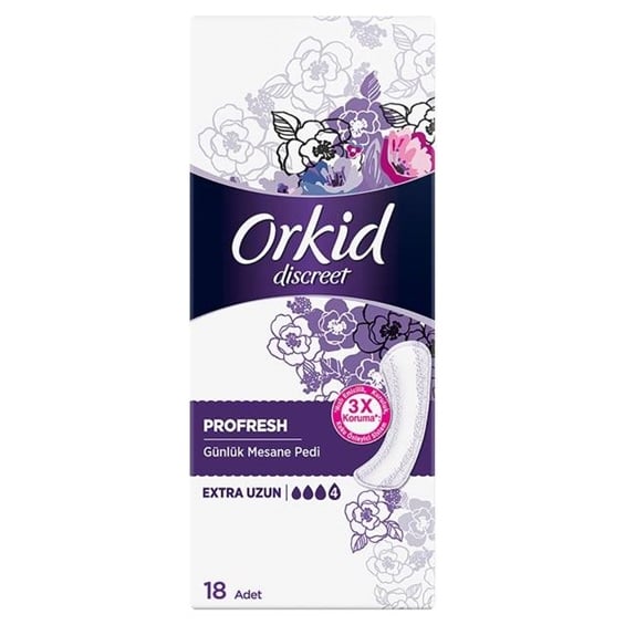 Orkid Profresh Günlük Mesane Pedi Extra Uzun 18'li