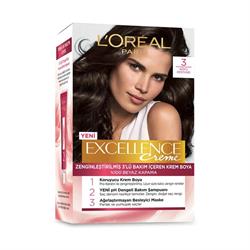 Loreal Paris Excellence Creme Saç Boyası 3 Koyu Kestane