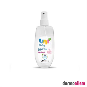 Uni Baby Pudra Paranfinsiz 200ml Bebek Yağı