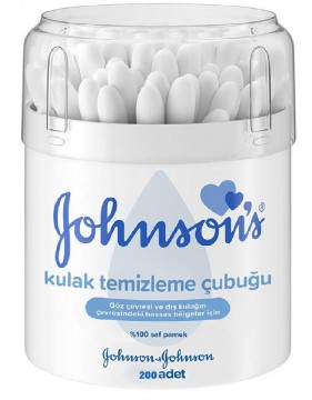 Johnson´s Baby Jb Kulak Temizleme Pamuğu 200'lü