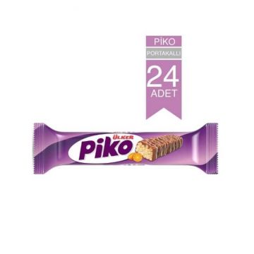 Piko Kaplamalı Bar Portakallı 18 Gr x 24 Adet