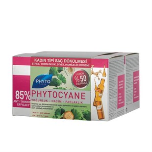 Phyto Phytocyane Kadın Tipi Saç Dökülmesine Karşı Serum - İkincisi %50 İndirimli