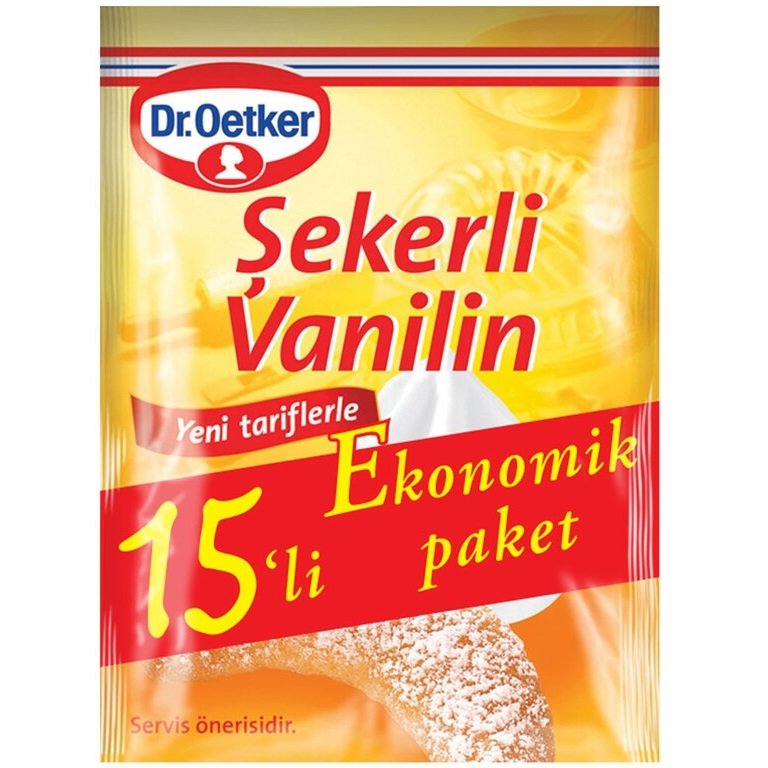 Dr.Oetker Şekerli Vanilin 15'li Paket 75 G