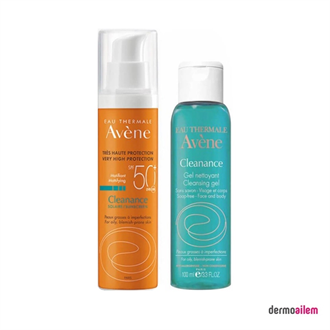 Avene Cleanance Spf 50 Faktör Güneş Kremi 50 ml Temizleme Jeli 100 ml Hediyeli