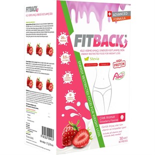 Fitback Kalorisi Azaltılmış Gıda 30 Saşe x 27 gr - Çilekli