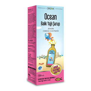 Ocean Tutti Frutti Karışık Meyve Aromalı Balık Yağı Şurup 150 ml