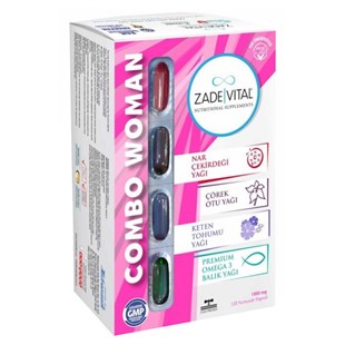 Zade Vital Combo Woman 60 Yumuşak Kapsül 1000mg