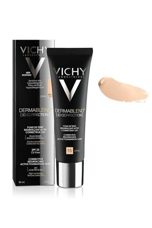 Vichy Dermablend 3 Boyutlu Düzeltici Fondöten Spf25 Opal 15