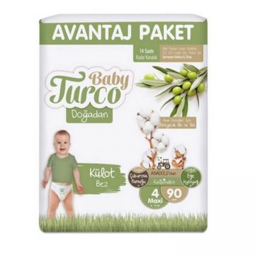 Baby Turco Külotlu Maxi No 4  90lı